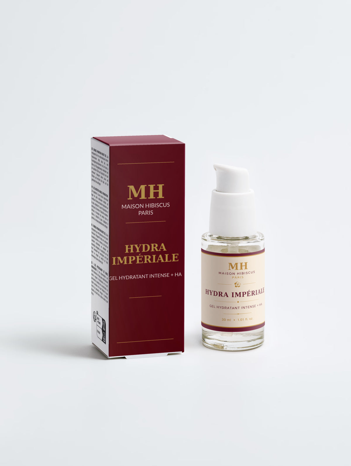 Hydra Impériale, gel hydratation intense à l’acide hyaluronique 30 ml — Maison Hibiscus Paris