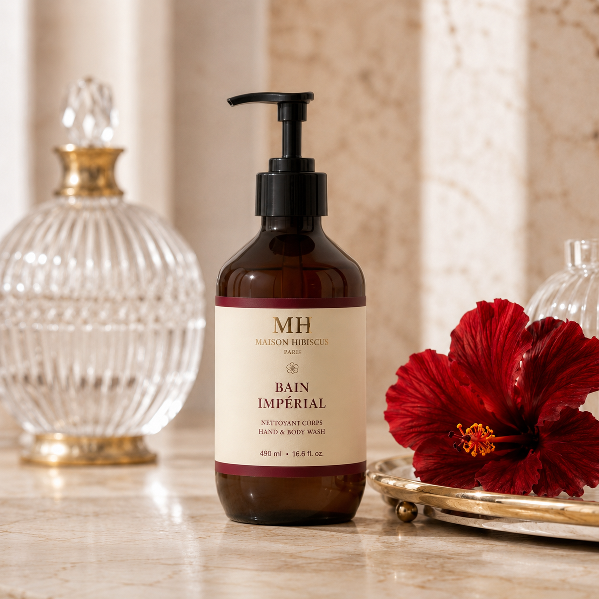 Bain Impérial, gel lavant mains et corps — Maison Hibiscus Paris