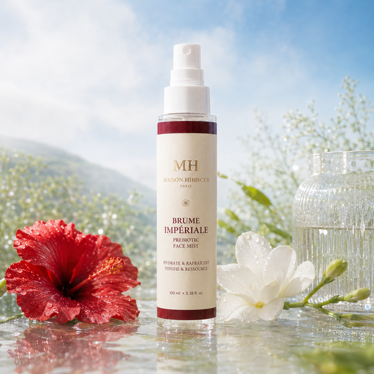 Brume Impériale, brume visage prébiotique hydratante — Maison Hibiscus Paris