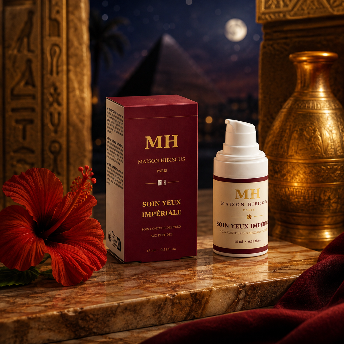 Coffret Jeunesse Impériale, soins visage anti-âge — Maison Hibiscus Paris