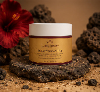 Éclat Volcanique, gommage premium avec hibiscus — Maison Hibiscus Paris