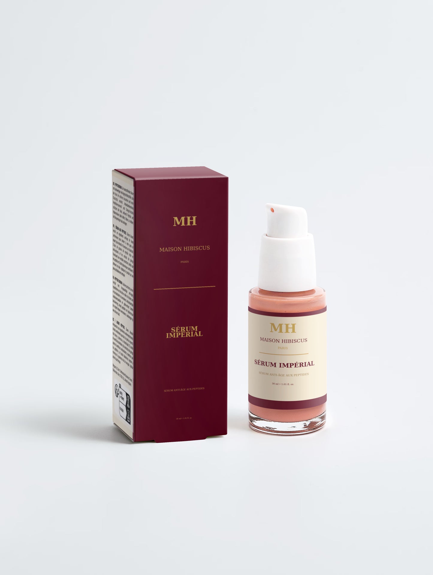 Coffret Jeunesse Impériale, présentation des soins visage — Maison Hibiscus Paris