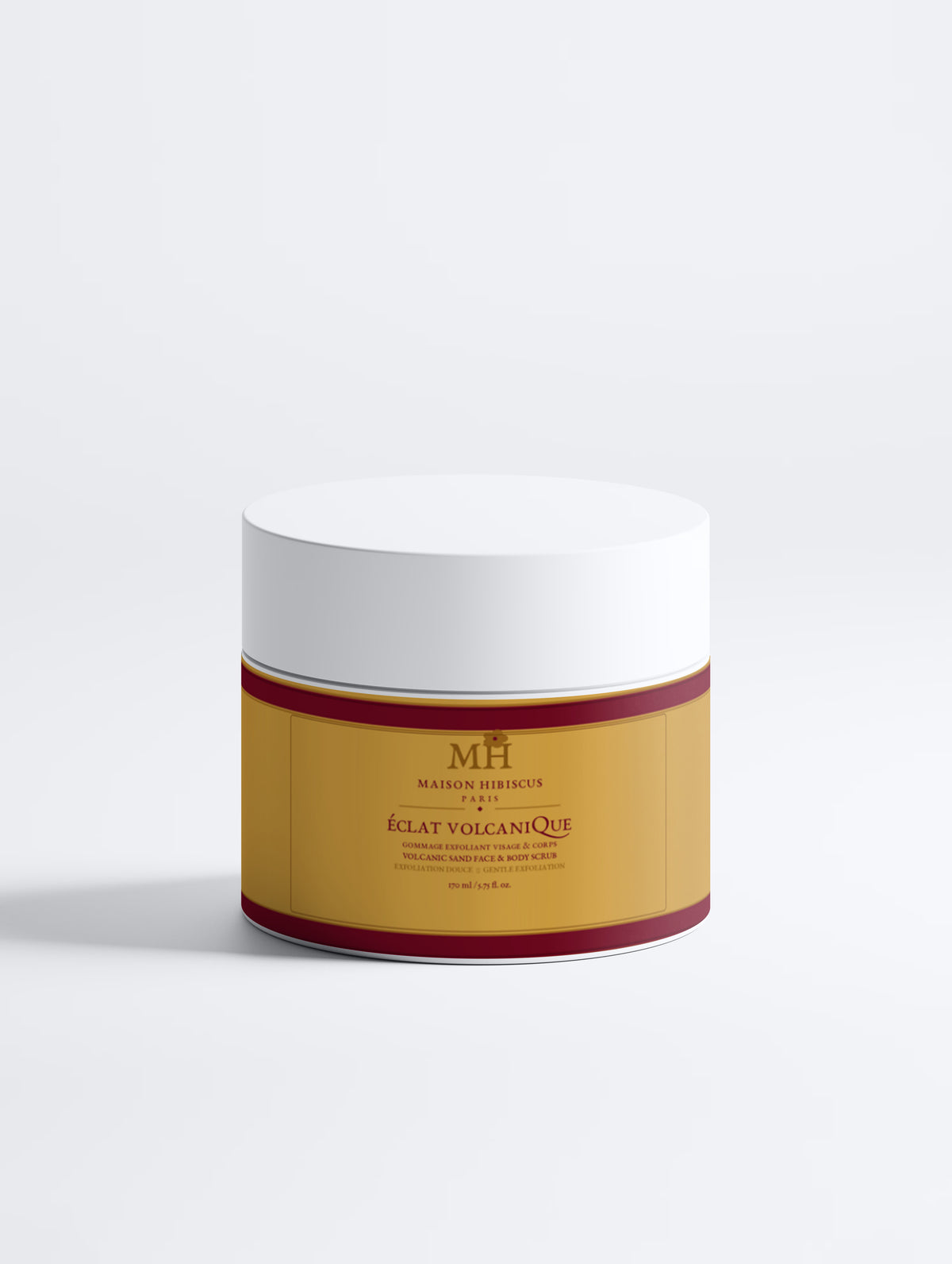 Éclat Volcanique, gommage exfoliant premium — Maison Hibiscus Paris