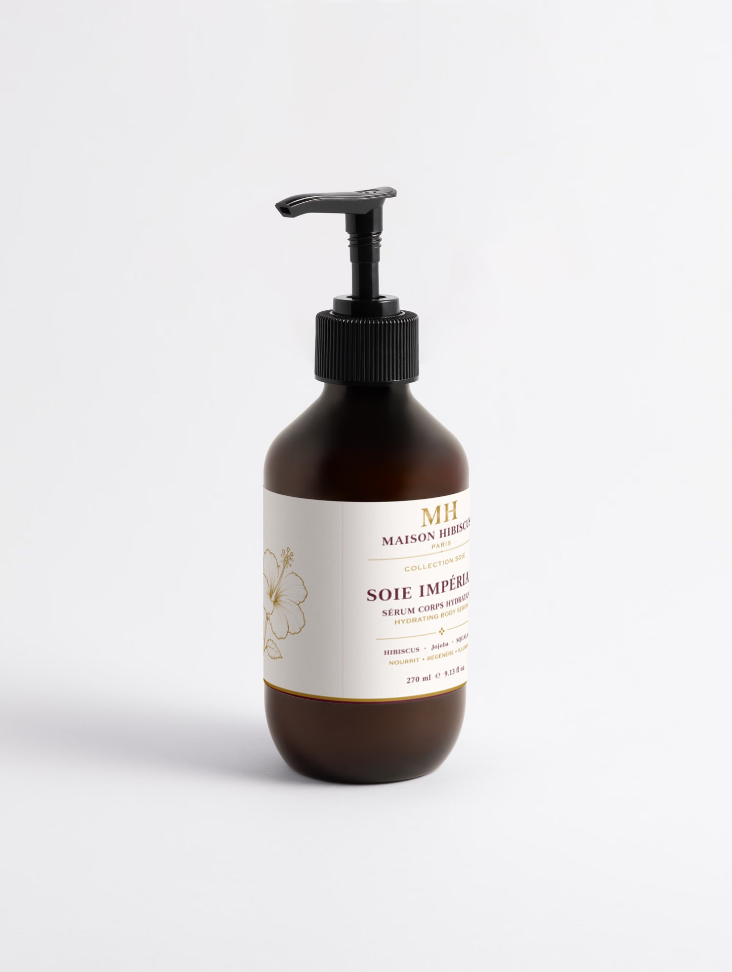 Soie Impériale, sérum hydratant corps 270 ml — Maison Hibiscus Paris