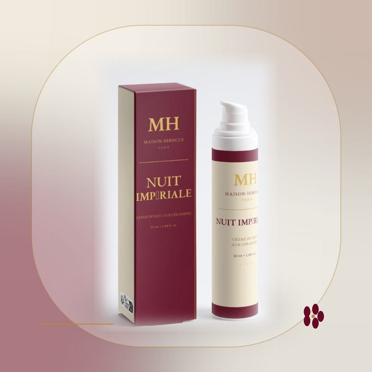 Nuit Impériale – crème de nuit aux céramides Maison Hibiscus Paris