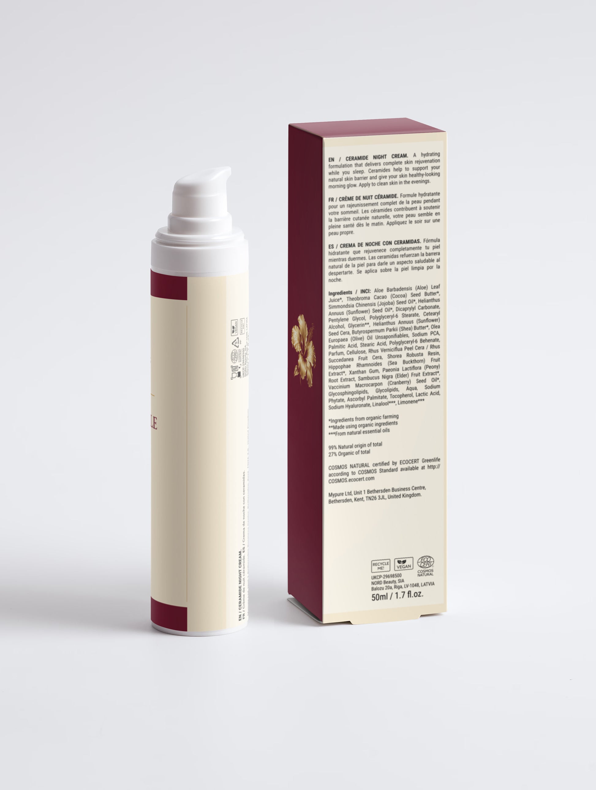 Nuit Impériale, crème visage nourrissante de nuit — Maison Hibiscus Paris